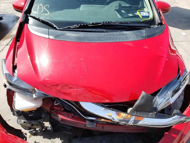 3HGGK5H48KM729958 - 2019 HONDA FIT LX RED photo 7