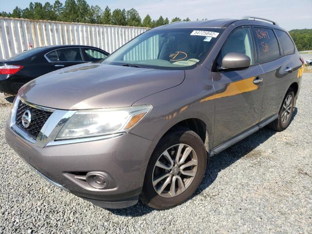 5N1AR2MN1DC630508 - 2013 NISSAN PATHFINDER GRAY photo 2