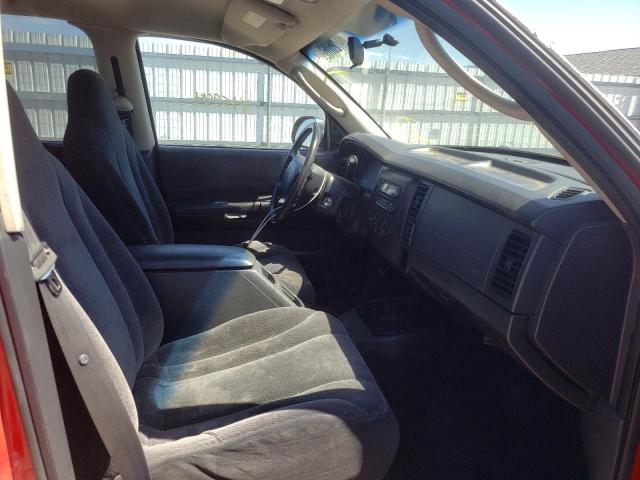 1D7HG48N64S608059 - 2004 DODGE DAKOTA QUA RED photo 5