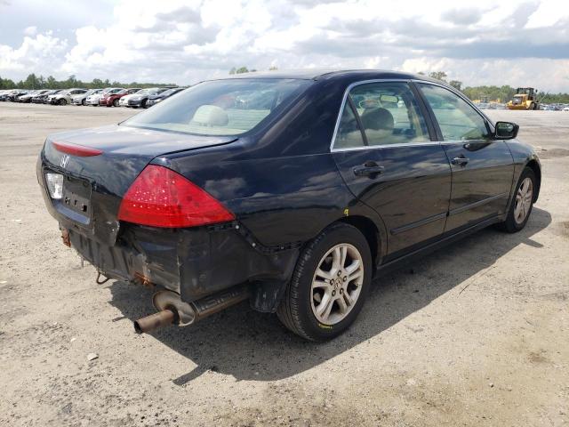 1HGCM56307A107944 - 2007 HONDA ACCORD BLACK photo 4