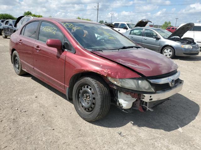 19XFA1F65AE044657 - 2010 HONDA CIVIC LX-S RED photo 1