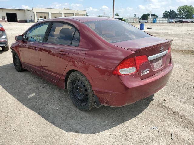 19XFA1F65AE044657 - 2010 HONDA CIVIC LX-S Qırmızı foto 3