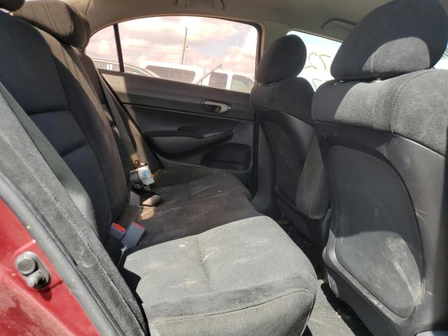 19XFA1F65AE044657 - 2010 HONDA CIVIC LX-S Qırmızı foto 6