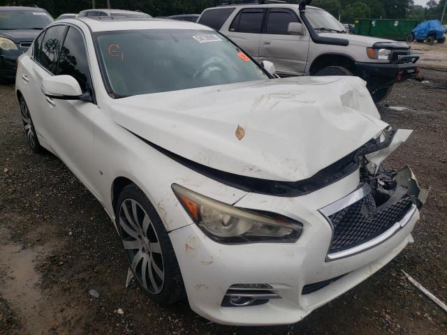 JN1BV7AR3FM413499 - 2015 INFINITI Q50 BASE WHITE photo 1