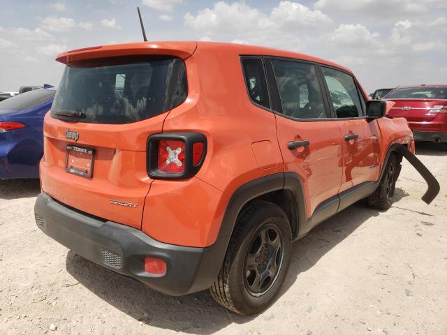 ZACCJAAT1FPC31887 - 2015 JEEP RENEGADE S Narıncı foto 4