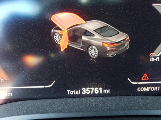 WBABC4C02LCE03094 - 2020 BMW M850XI GRAY photo 8