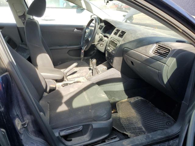 3VW1K7AJ9EM440802 - 2014 VOLKSWAGEN JETTA BASE BLUE photo 5