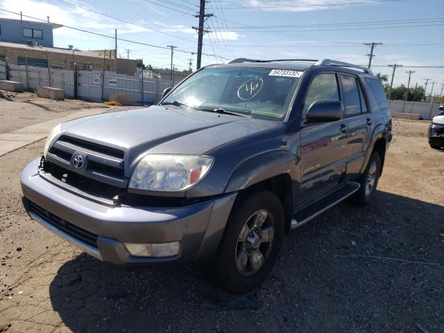 JTEBT17R030008514 - 2003 TOYOTA 4RUNNER LI GRAY photo 2