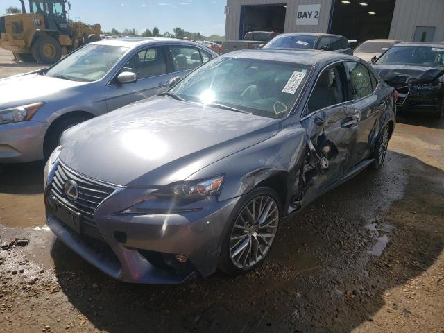 JTHCF1D27F5026232 - 2015 LEXUS IS 250 GRAY photo 2