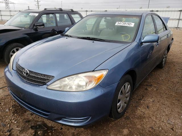 4T1BE32K84U804678 - 2004 TOYOTA CAMRY LE BLUE photo 2