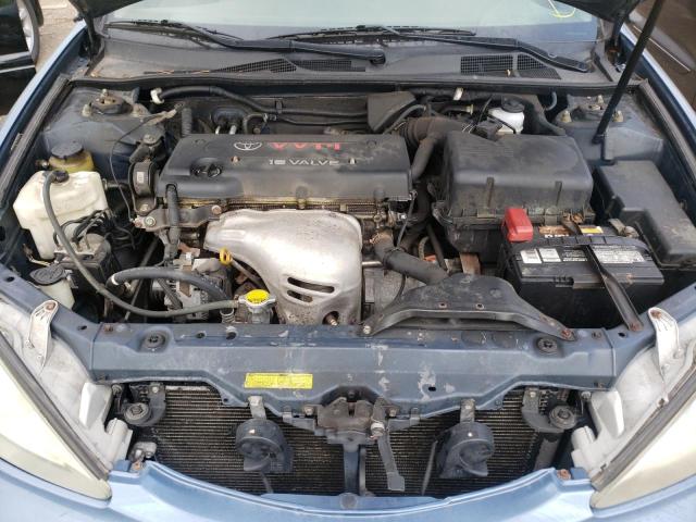4T1BE32K84U804678 - 2004 TOYOTA CAMRY LE BLUE photo 7