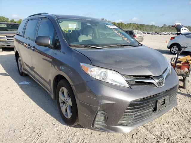 5TDKZ3DC6KS971945 - 2019 TOYOTA SIENNA LE GRAY photo 1