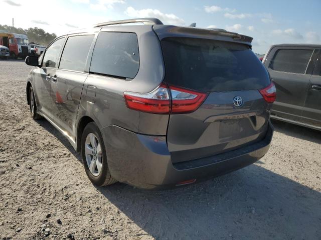 5TDKZ3DC6KS971945 - 2019 TOYOTA SIENNA LE GRAY photo 3