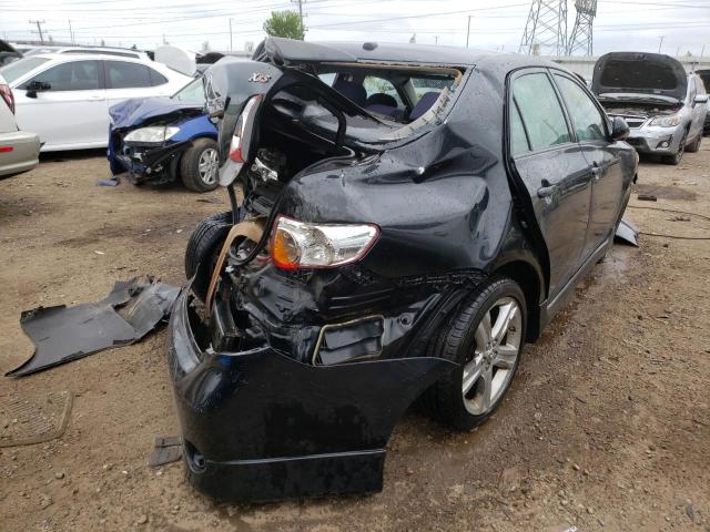 1NXBE4EE7AZ203169 - 2010 TOYOTA COROLLA XR 黑色 照片 4