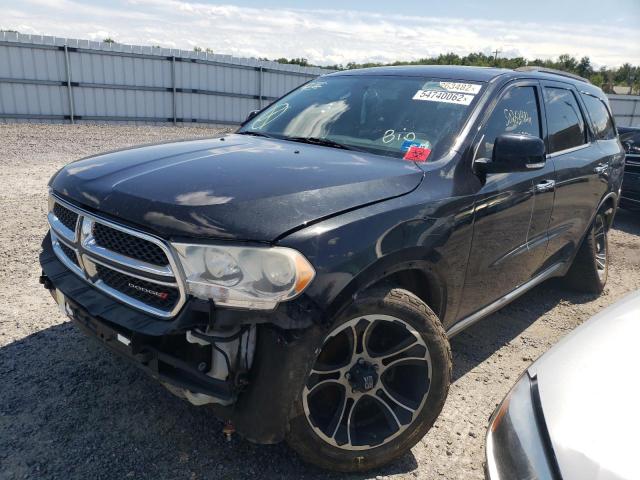 1C4RDJDG3DC675614 - 2013 DODGE DURANGO CR BLACK photo 2