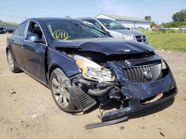 2G4GS5EV6C9135838 - 2012 BUICK REGAL PREM BLUE photo 1