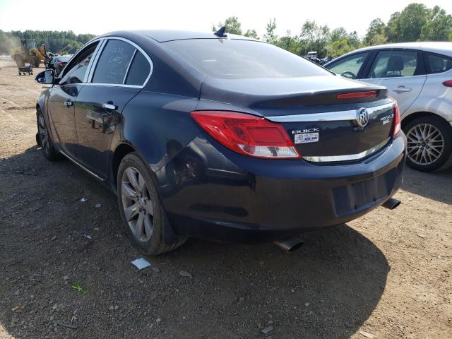 2G4GS5EV6C9135838 - 2012 BUICK REGAL PREM BLUE photo 3