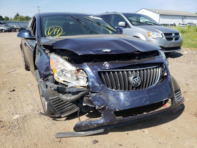 2G4GS5EV6C9135838 - 2012 BUICK REGAL PREM BLUE photo 9