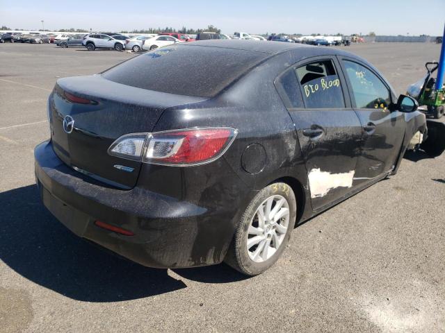 JM1BL1V85C1545582 - 2012 MAZDA 3 I BLACK photo 4