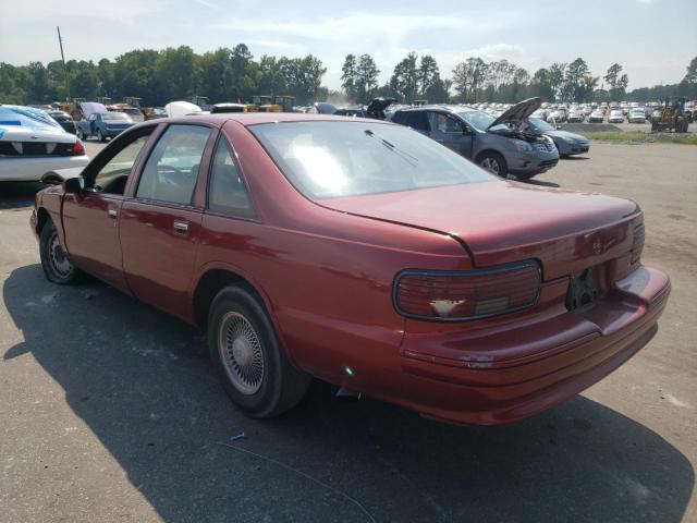 1G1BL53E9PR118308 - 1993 CHEVROLET CAPRICE CL MAROON photo 3