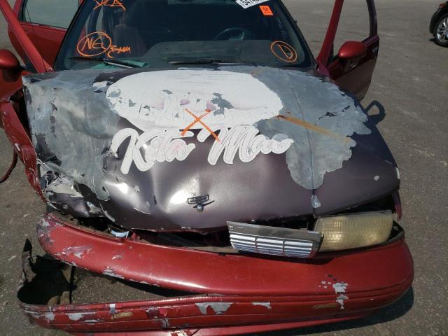 1G1BL53E9PR118308 - 1993 CHEVROLET CAPRICE CL მუქწითელი ფოტო 7