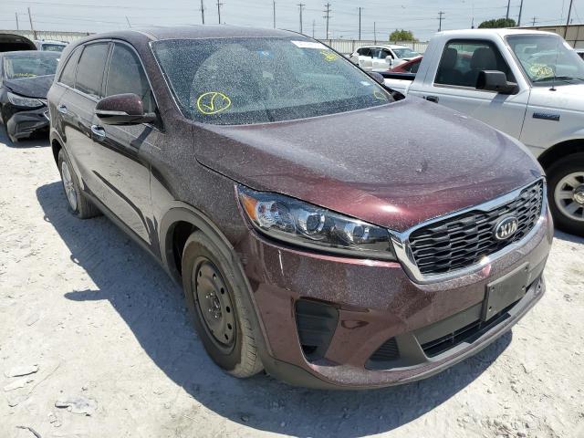 5XYPG4A33KG445534 - 2019 KIA SORENTO L MAROON photo 1