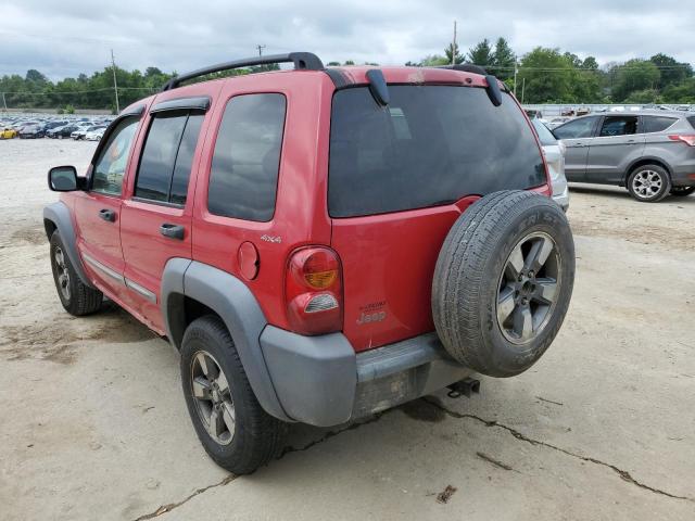 1J4GL48K92W234165 - 2002 JEEP LIBERTY SP RED photo 3