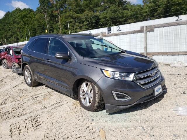 2FMTK4J90FBB70177 - 2015 FORD EDGE SEL CHARCOAL photo 1