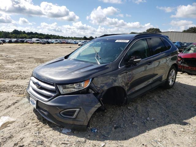 2FMTK4J90FBB70177 - 2015 FORD EDGE SEL CHARCOAL photo 2