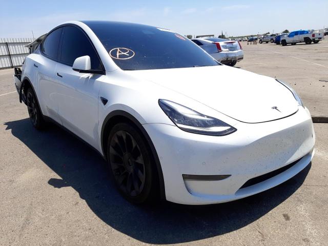 5YJYGDEE6LF037327 - 2020 TESLA MODEL Y WHITE photo 1