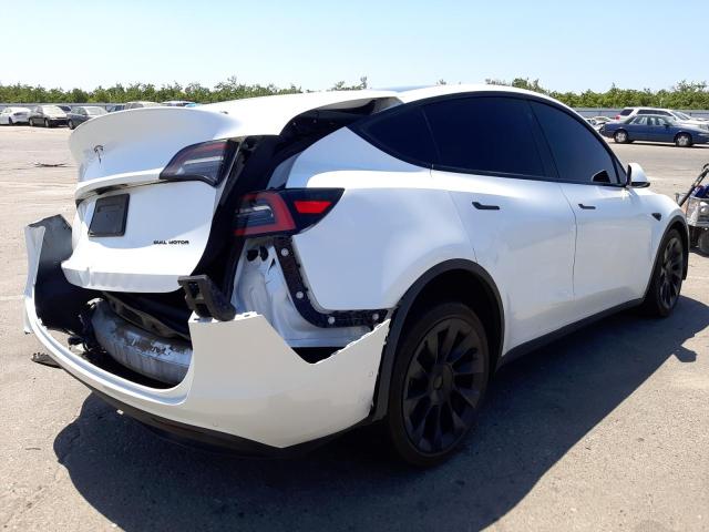 5YJYGDEE6LF037327 - 2020 TESLA MODEL Y أبيض صورة 4