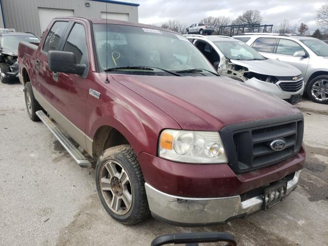 1FTRW12W95KE90933 - 2005 FORD F150 SUPER MAROON photo 1