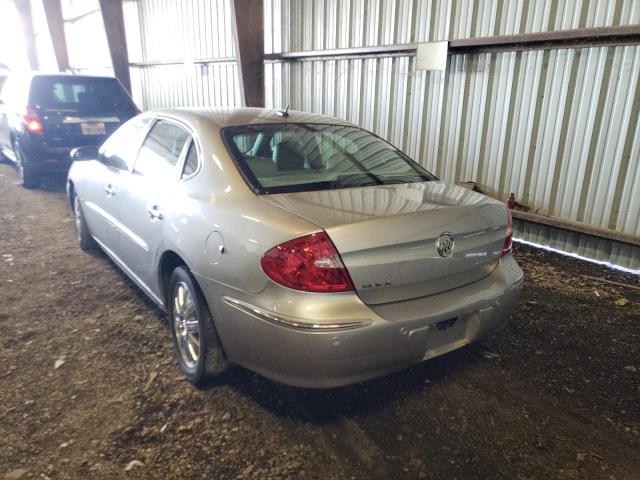 2G4WD582581285825 - 2008 BUICK LACROSSE C GRAY photo 3