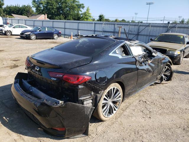 JN1EV7EL9JM392542 - 2018 INFINITI Q60 LUXE 3 BLACK photo 4