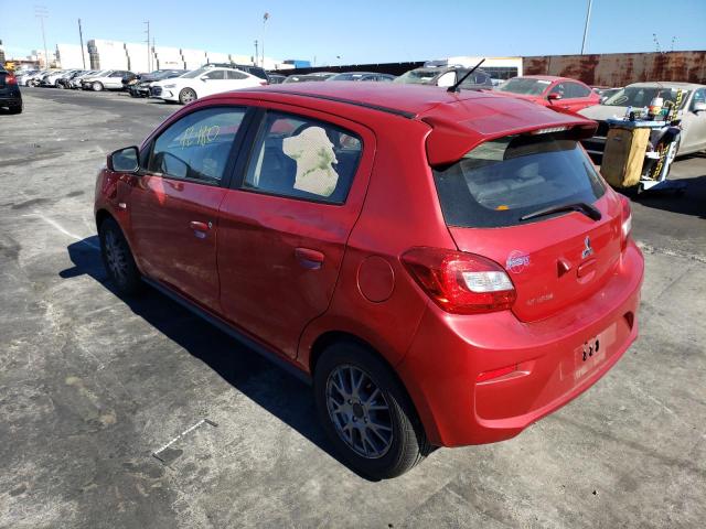ML32A3HJ2KH014803 - 2019 MITSUBISHI MIRAGE ES RED photo 3