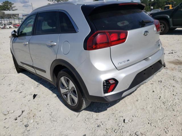 KNDCB3LCXL5399621 - 2020 KIA NIRO LX SILVER photo 3