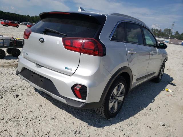 KNDCB3LCXL5399621 - 2020 KIA NIRO LX SILVER photo 4