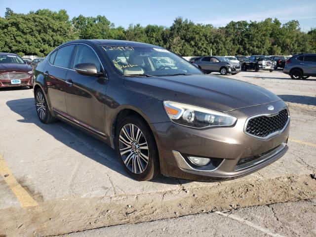 KNALN4D7XE5129951 - 2014 KIA CADENZA PR TAN photo 1