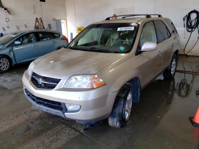 2HNYD18811H506399 - 2001 ACURA MDX TOURIN BEIGE photo 2