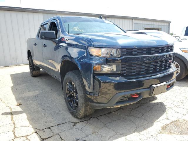 1GCPYCEFXKZ366892 - 2019 CHEVROLET SILVERADO BLUE photo 1