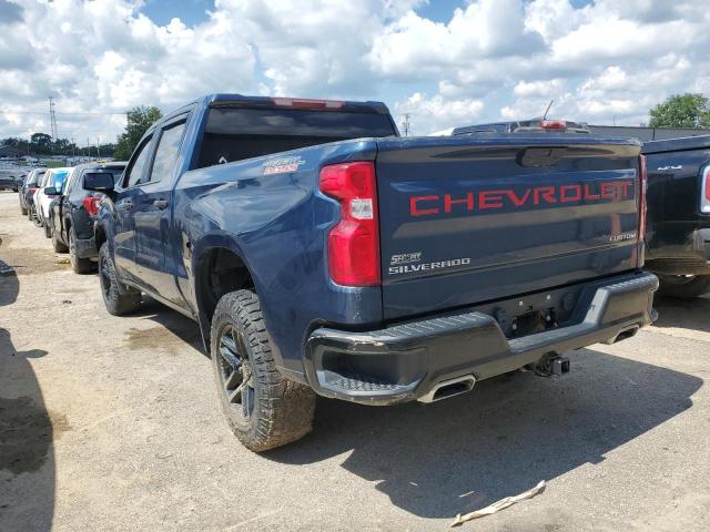 1GCPYCEFXKZ366892 - 2019 CHEVROLET SILVERADO BLUE photo 3