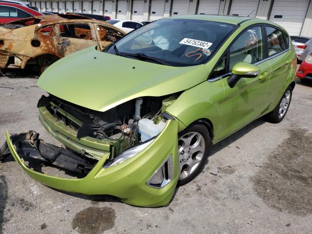 3FADP4FJ2BM148130 - 2011 FORD FIESTA SES GREEN photo 2