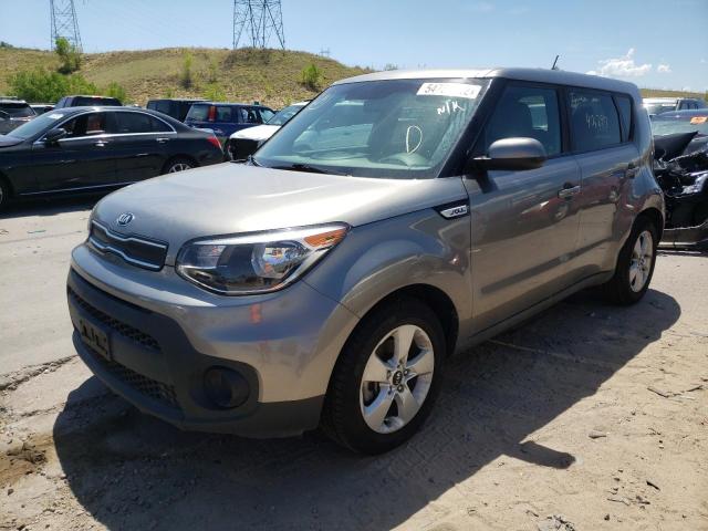 KNDJN2A22J7572892 - 2018 KIA SOUL GRAY photo 2