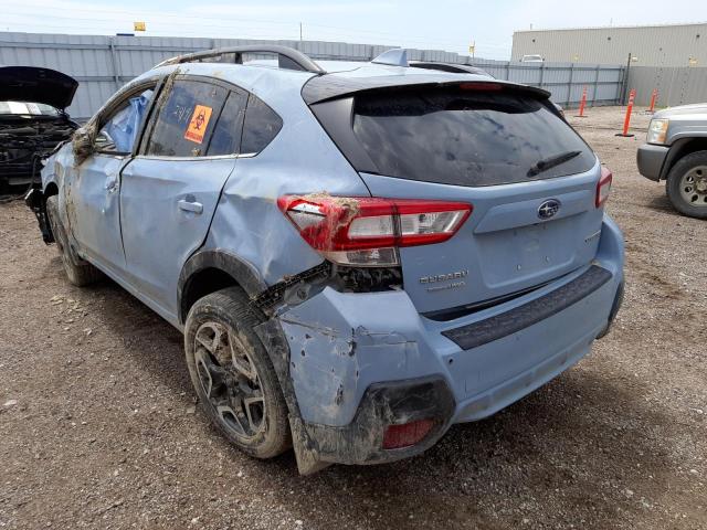 JF2GTAMC5K8357597 - 2019 SUBARU CROSSTREK BLUE photo 3