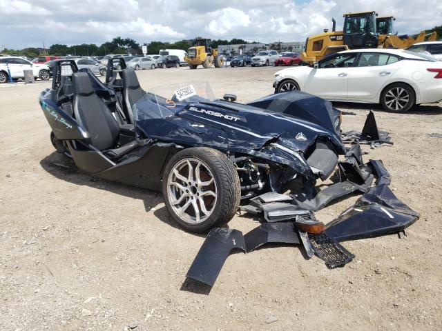 57XAAPHD9M8143707 - 2021 POLARIS SLINGSHOT BLUE photo 1