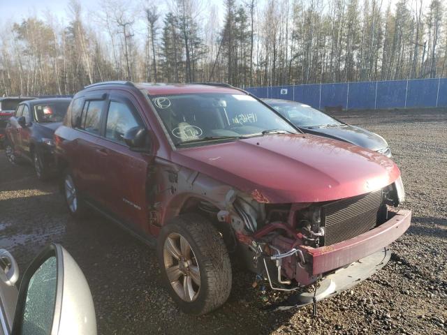 1C4NJCAB7CD672610 - 2012 JEEP COMPASS RED photo 1
