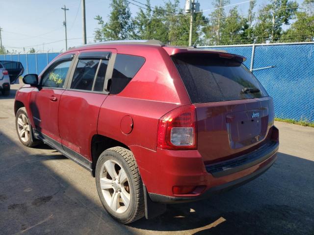1C4NJCAB7CD672610 - 2012 JEEP COMPASS RED photo 3