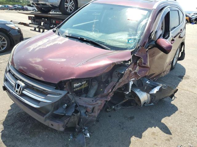 5J6RM4H73EL027617 - 2014 HONDA CR-V EXL MAROON photo 9