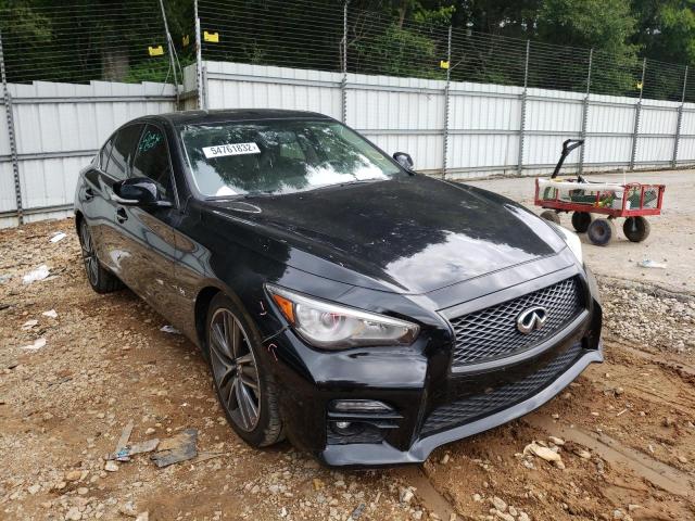 JN1EV7AP7HM736582 - 2017 INFINITI Q50 PREMIU BLACK photo 1