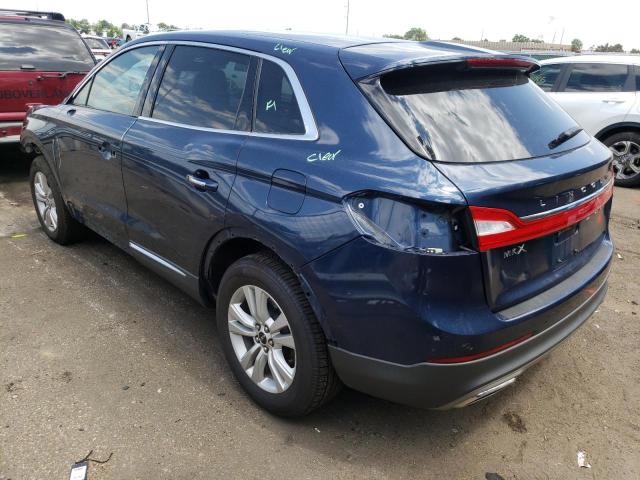 2LMPJ8JP6HBL34324 - 2017 LINCOLN MKX PREMIE BLUE photo 3